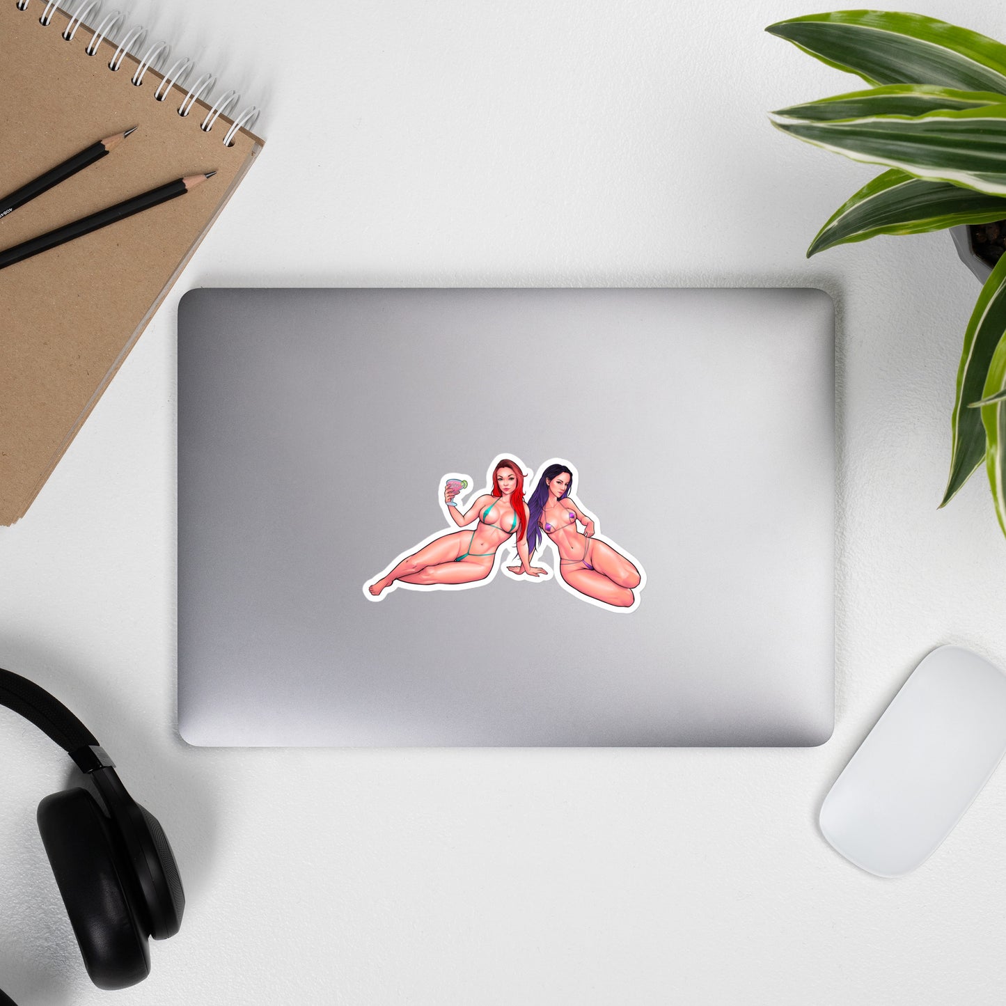 SJXOXO & JustAlexIRL Beach Sticker